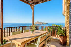 Panorama sea view villa 'SUPERB', Platanias